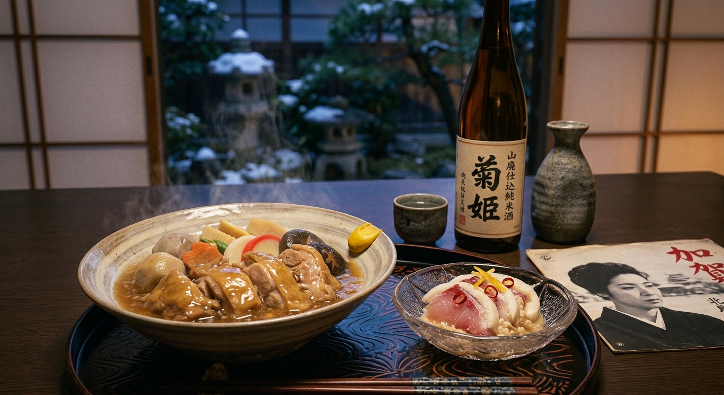 Jibuni and kaburazushi, pairing dishes from Kaga