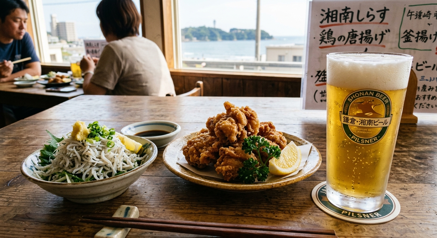 湘南ビール ピルスナーに合わせた料理