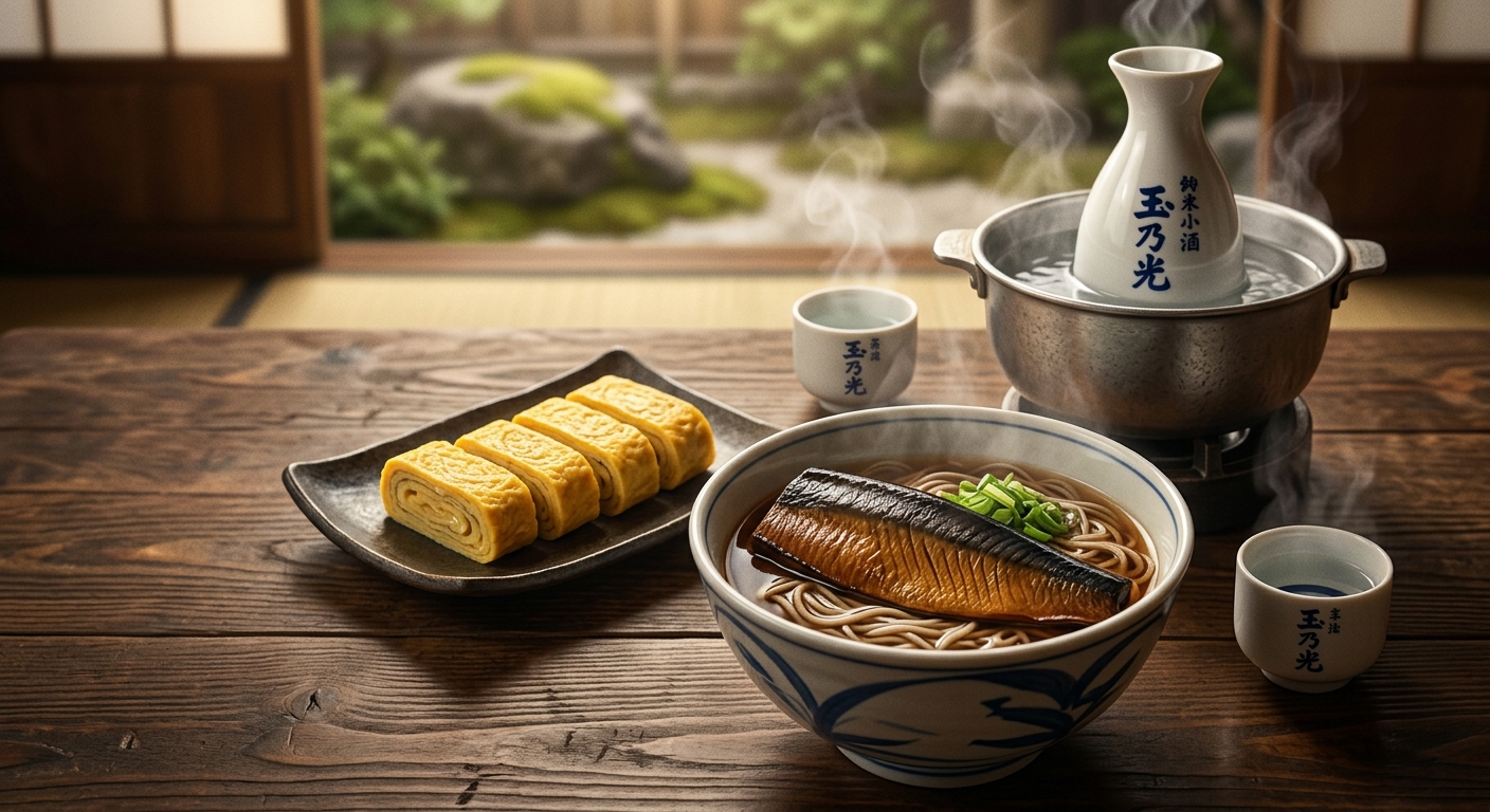 玉乃光 純米吟醸 酒魂に合わせた料理