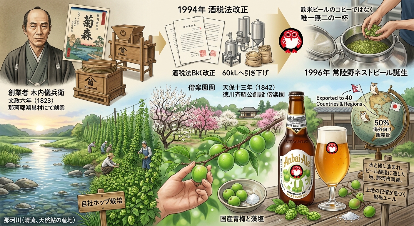 茨城県の常陸野ネスト 塩梅エール