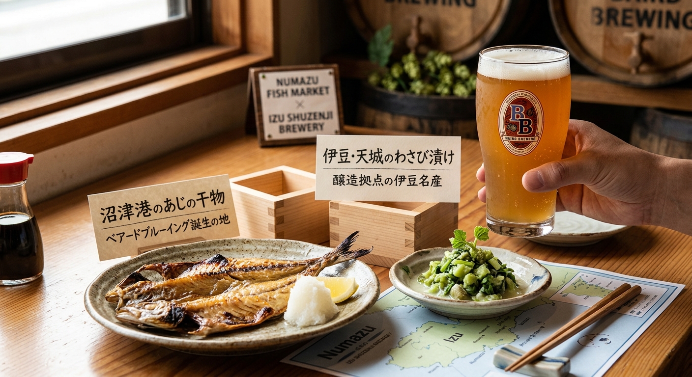 ベアードビール ライジングサン ペールエールに合わせた料理