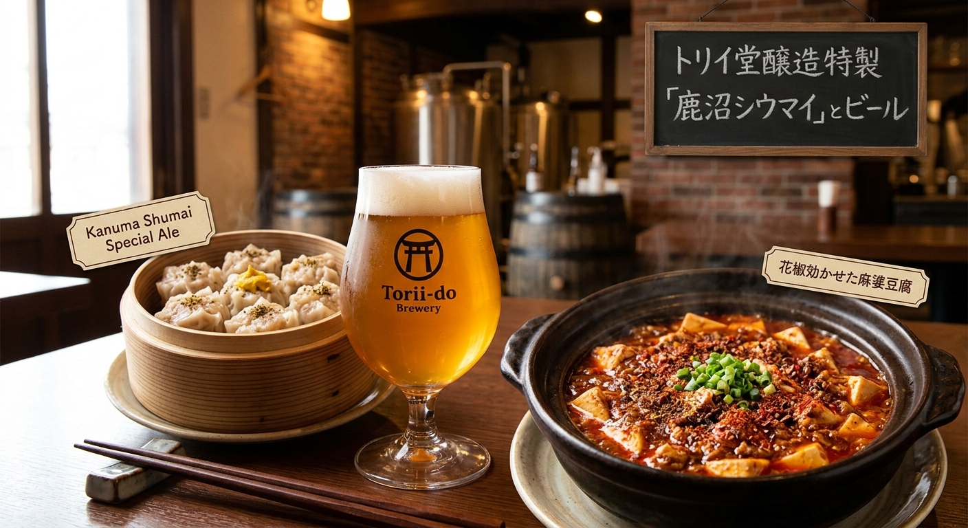 トリイ堂醸造 ヱキゾチックビヰルに合わせた料理