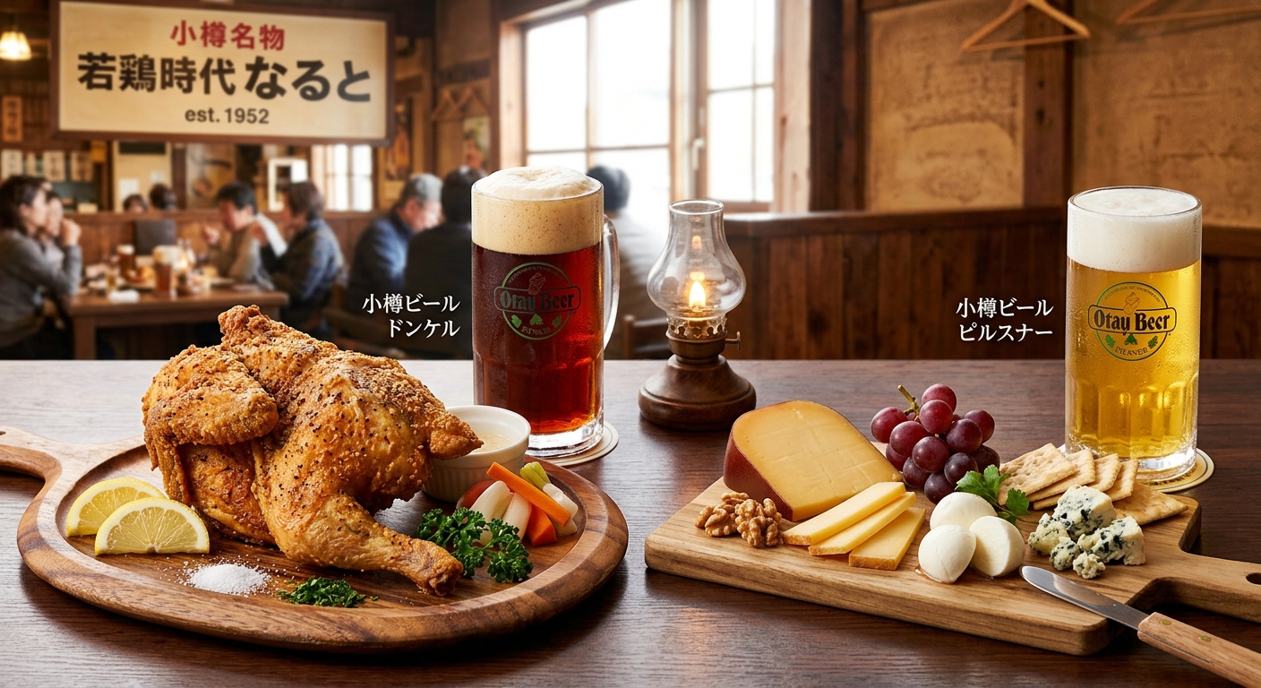 小樽ビール ドンケルに合わせた料理
