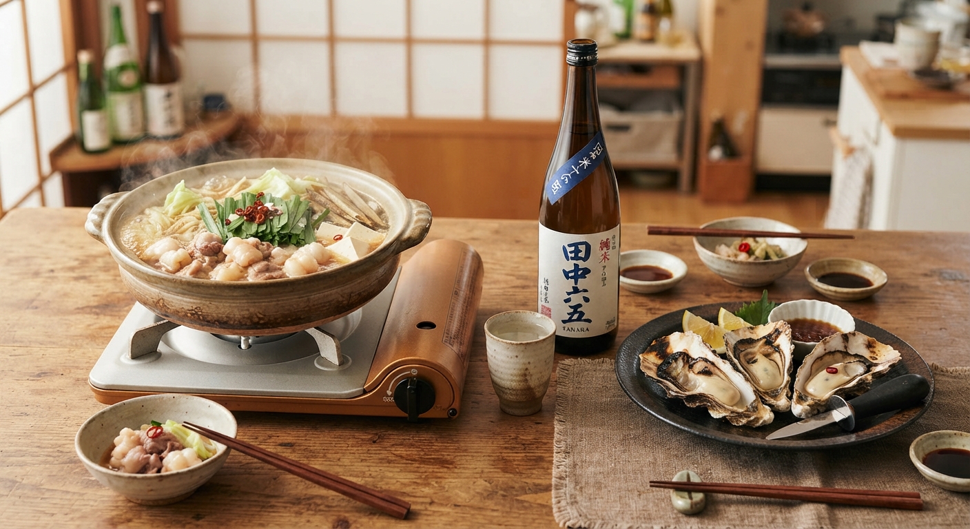 田中六五に合わせた料理