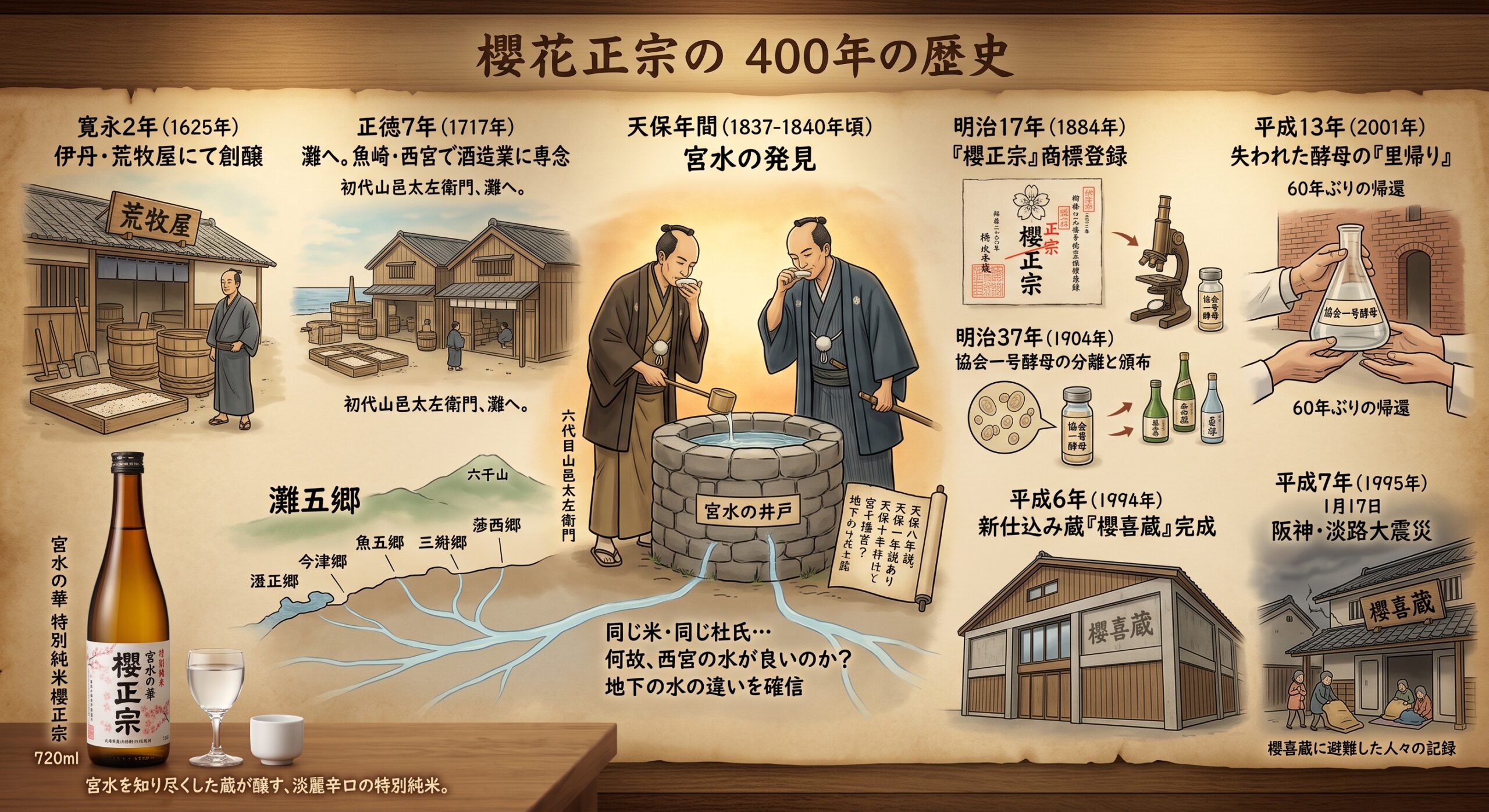 地面の下で、街をずっと守っていたもの ― 櫻正宗「宮水の華」と内山田洋とクール・ファイブ「そして、神戸」