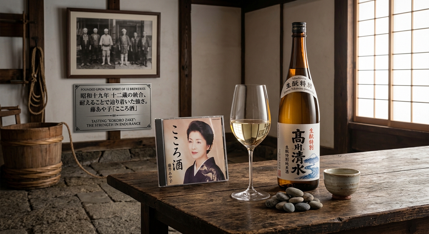 十二の蔵が、一つの清水になるまで ― 「高清水」生酛特別純米酒と藤あや子「こころ酒」
