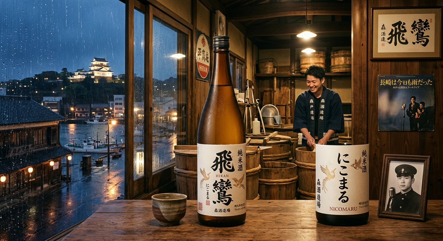 雨上がりの港から、鸞は世界へ飛び立つ ― 「飛鸞」にこまると内山田洋とクール・ファイブ「長崎は今日も雨だった」