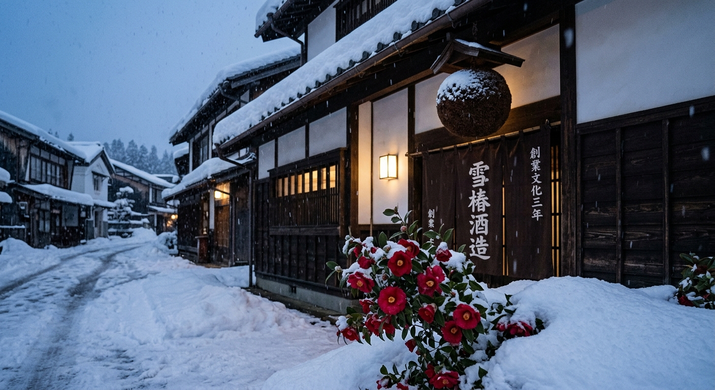 雪をかぶってなお赤く咲く強さ ― 「越乃雪椿」と小林幸子「雪椿」