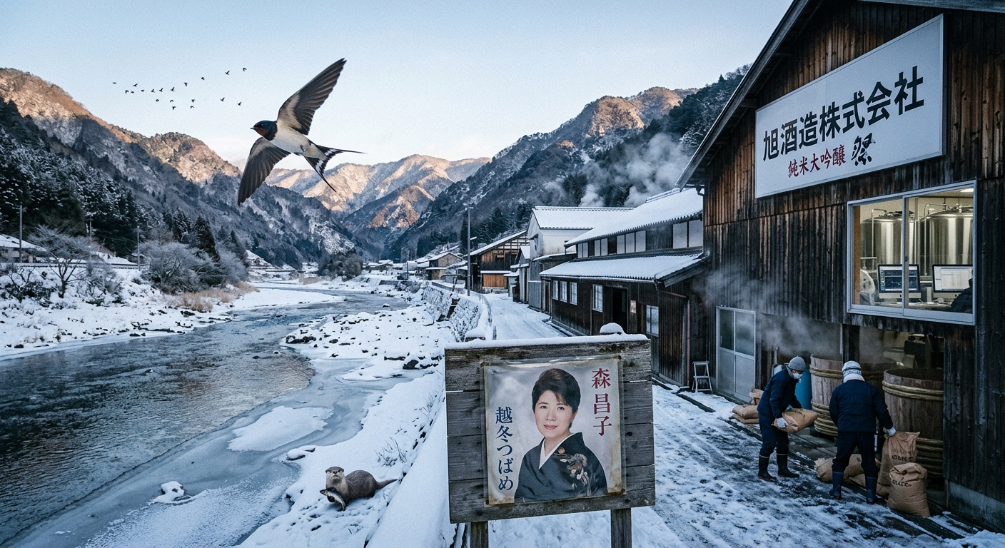 冬を越えてこそ、澄みわたる ― 獺祭「純米大吟醸45」と森昌子「越冬つばめ」