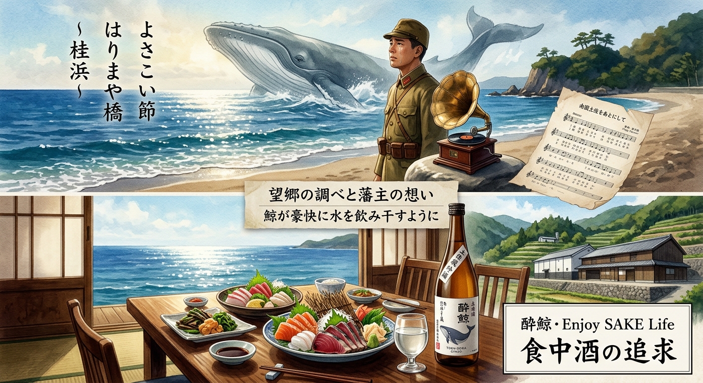 海を渡る想いは鯨のように ― 「酔鯨」とペギー葉山「南国土佐を後にして」