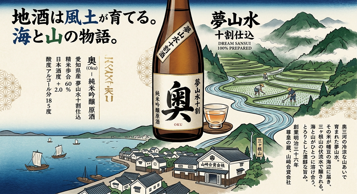 山の米を、海の蔵が受け止める ― 尊皇蔵元「奥」と八代亜紀「舟唄」