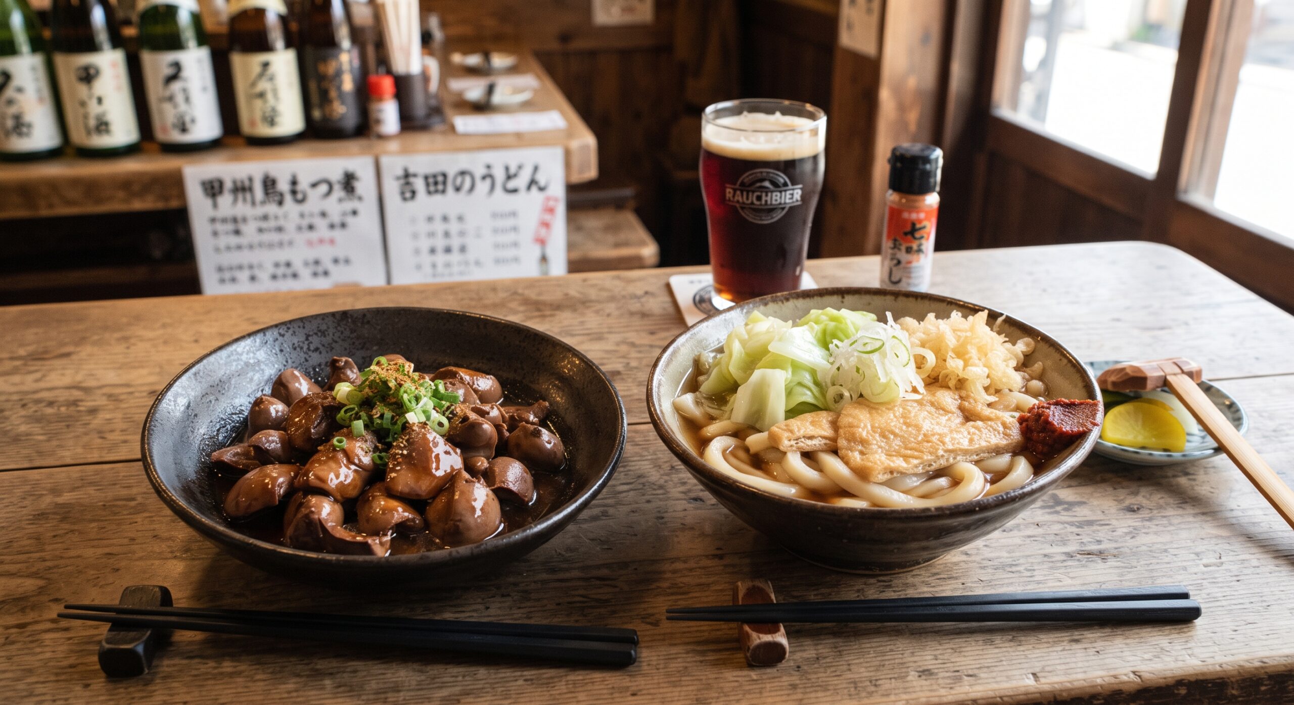 富士桜高原麦酒 ラオホに合わせた料理