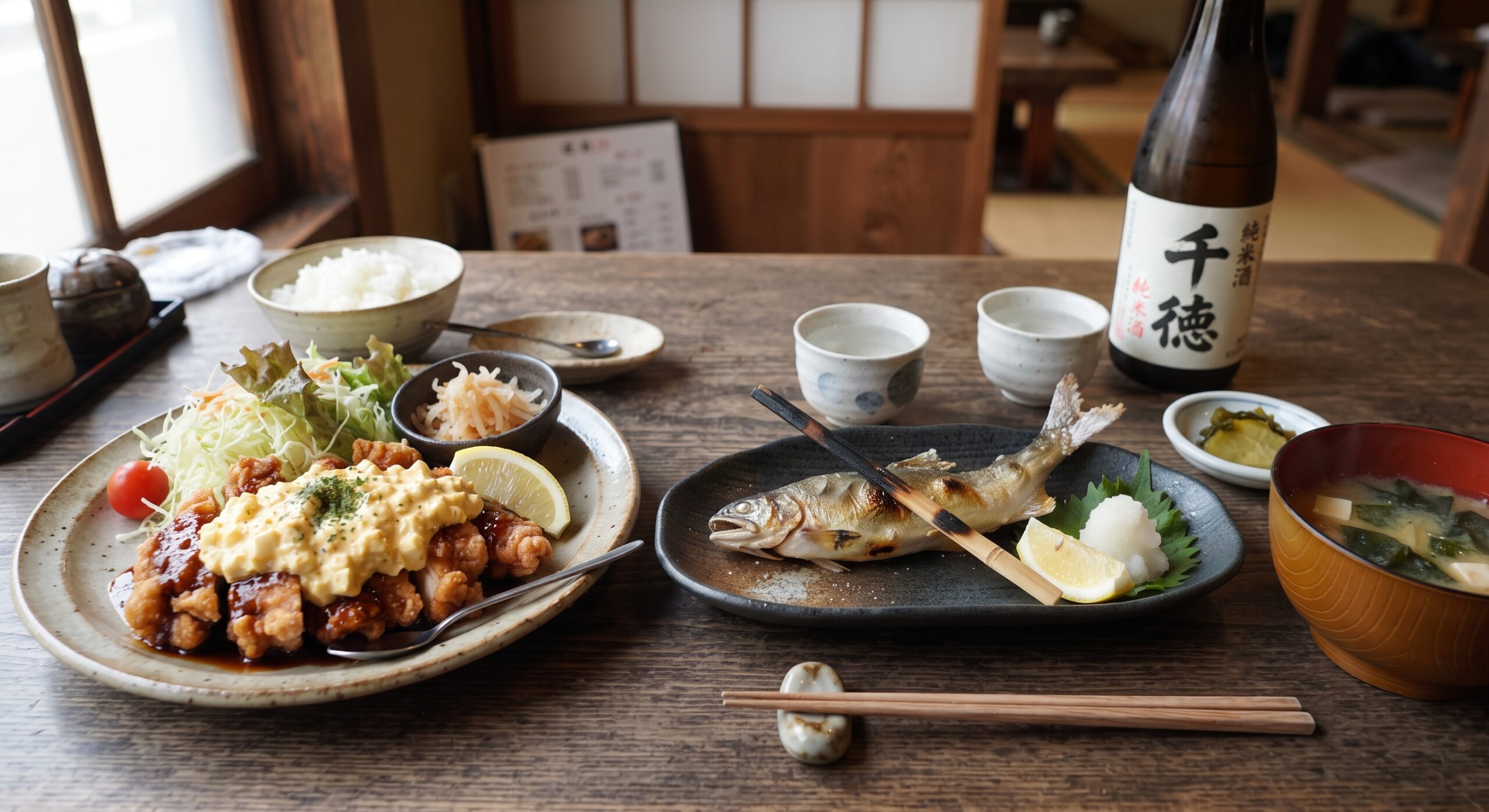 千徳 純米酒に合わせた料理