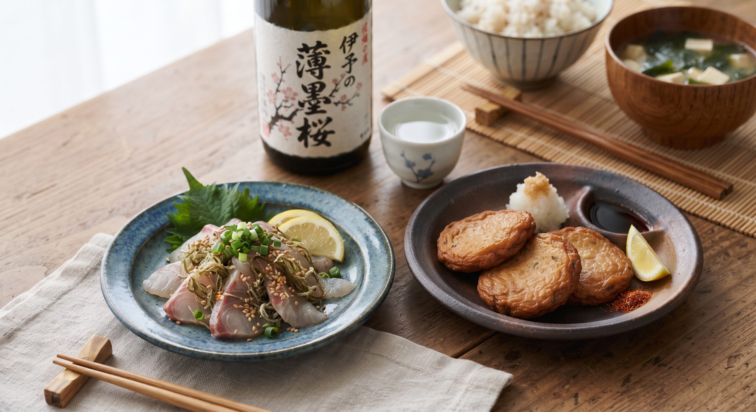 仁喜多津 伊予の薄墨桜に合わせた料理
