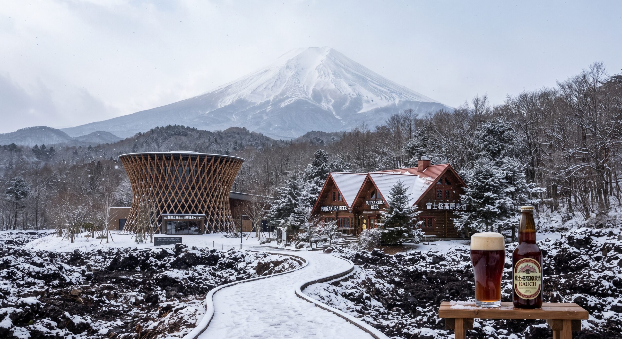 消えない香りと、消える雪 ― 富士桜高原麦酒「ラオホ」とレミオロメン「粉雪」